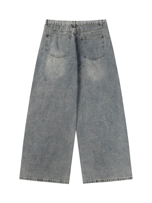 Jeans mit verwaschenem Stern von High Street – 2150 