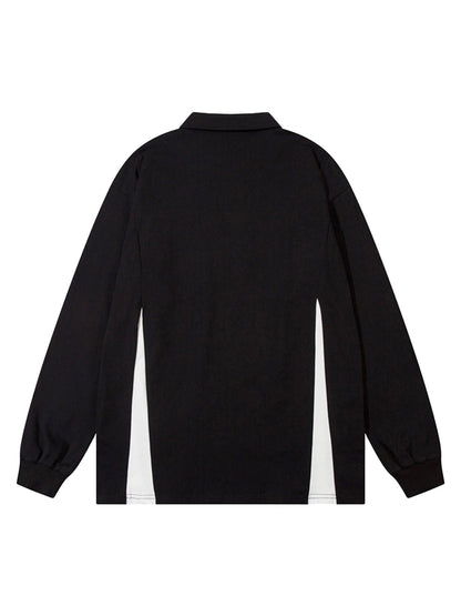 Thesupermade High Street Racing Langarm-Poloshirt – 1980 