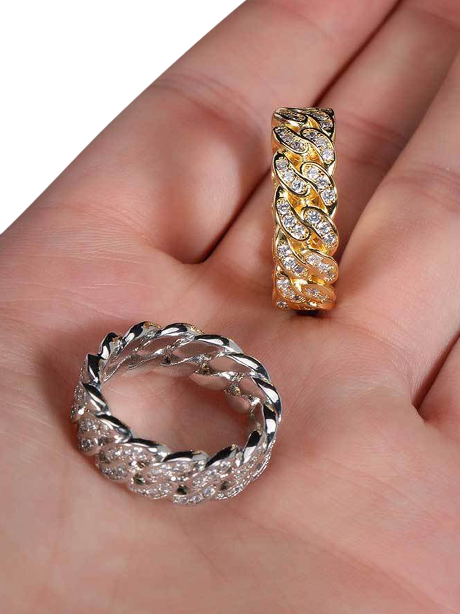 Thesupermade Hip Hop Zirkonia Ring - 1551 