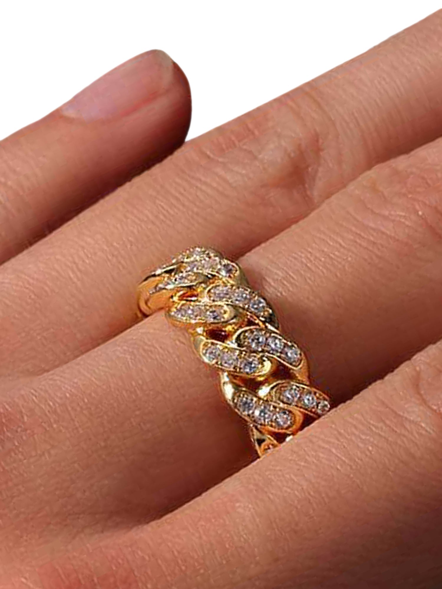 Thesupermade Hip Hop Zirkonia Ring - 1551 