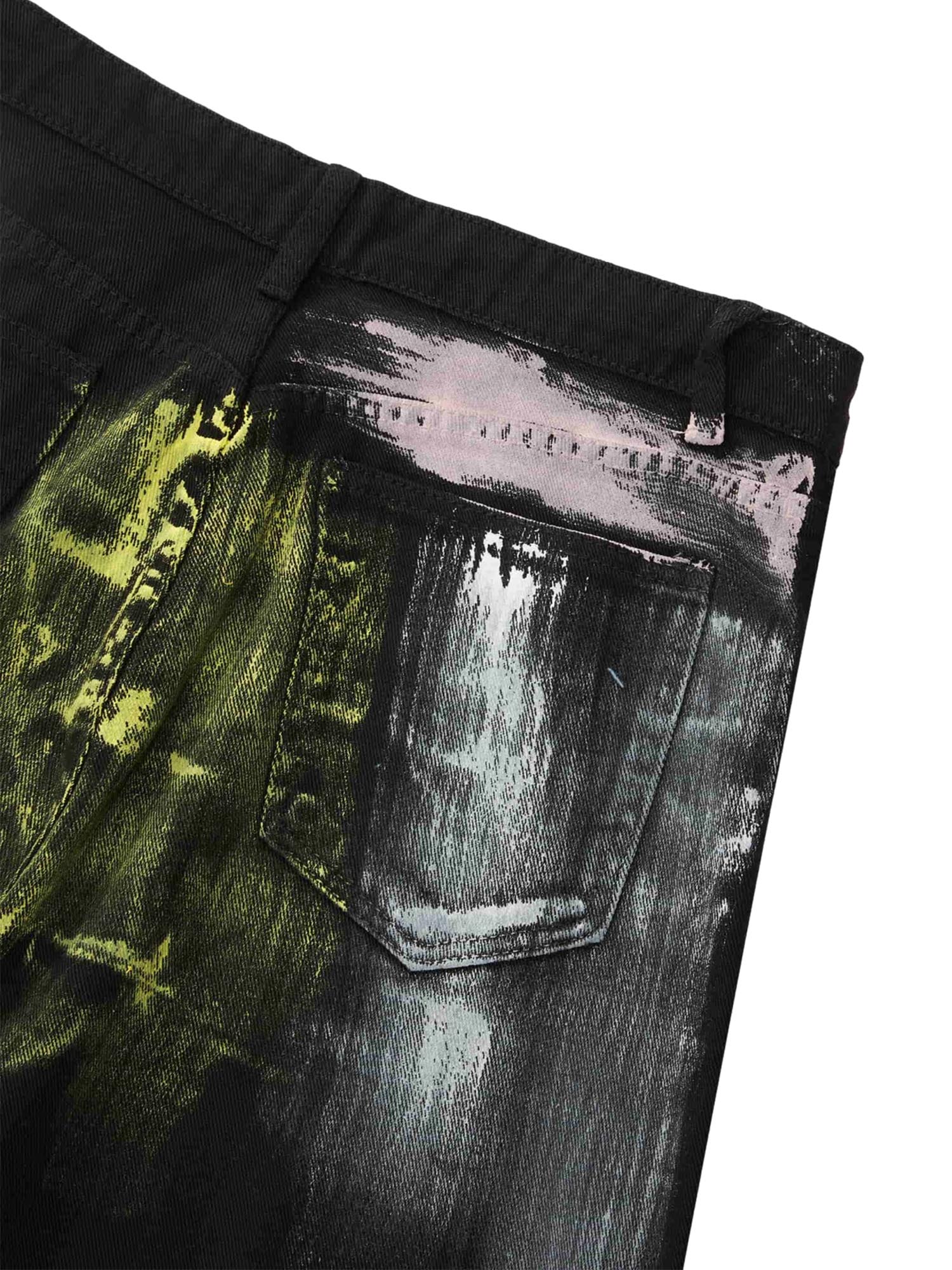 Thesupermade Jeans mit Aquarell-Print – 1582 