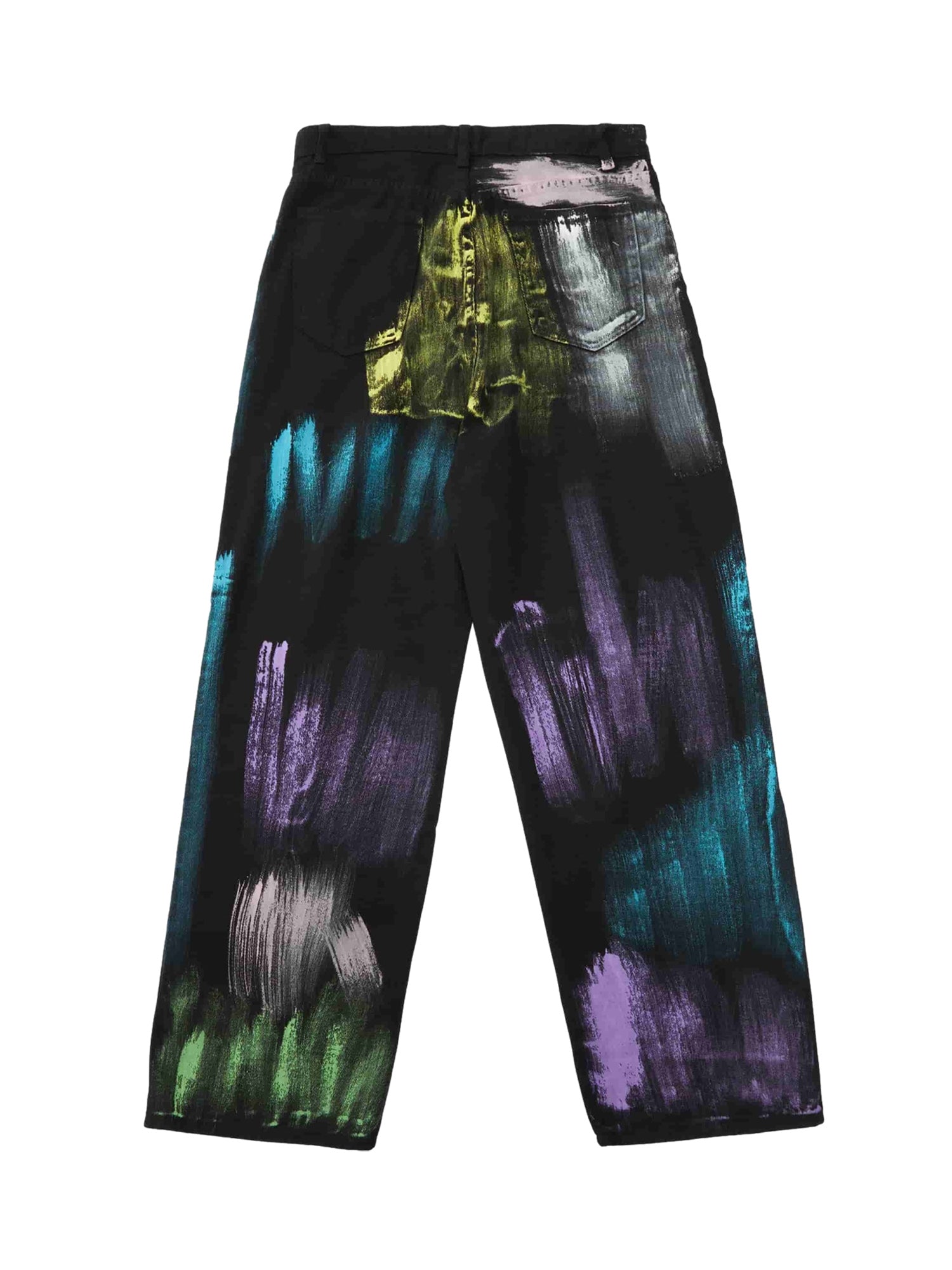 Thesupermade Jeans mit Aquarell-Print – 1582 