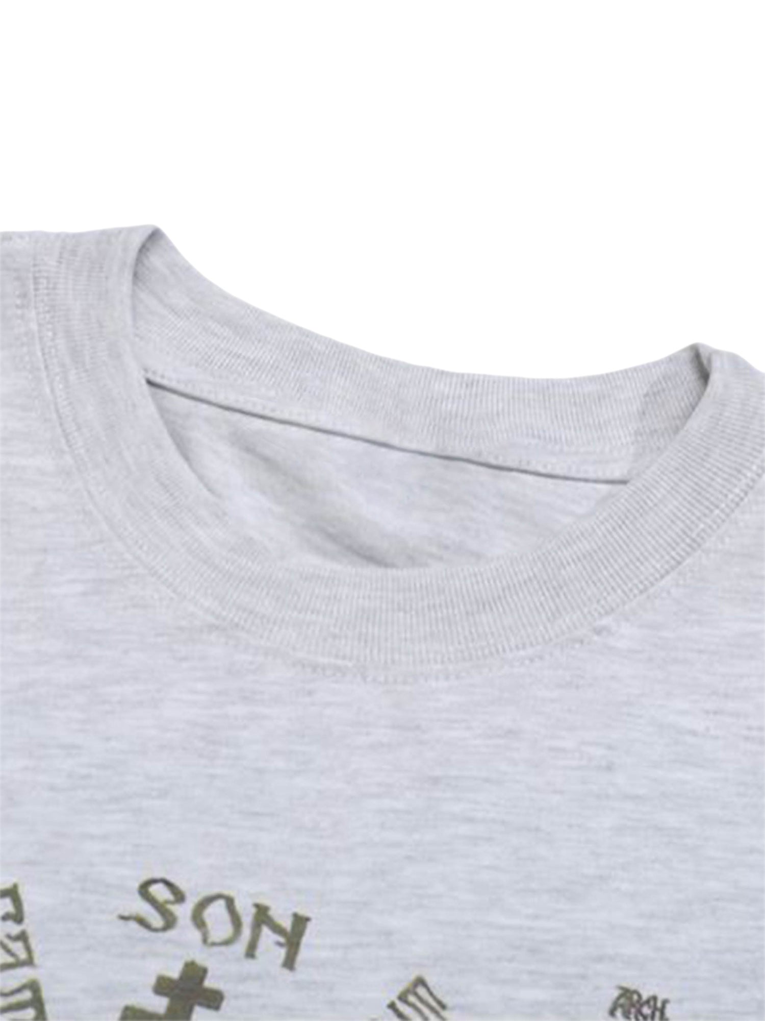 Thesupermade Langarm-T-Shirt mit amerikanischem High-Street-Graffiti 