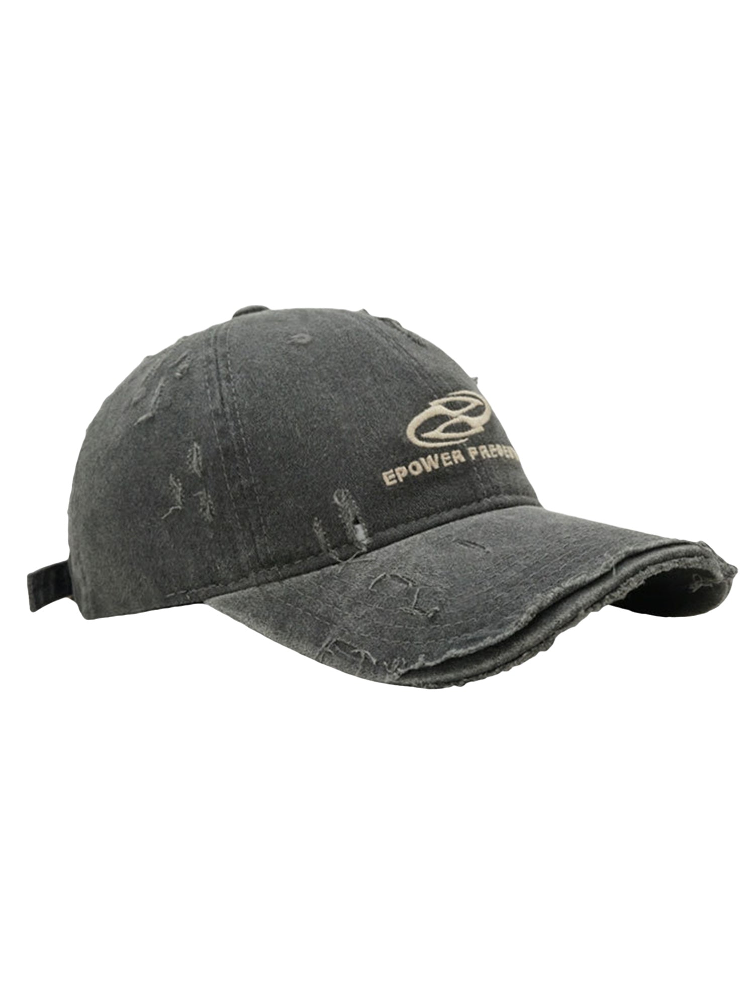 Thesupermade – Baseballkappe aus zerrissenem Denim – 2028 