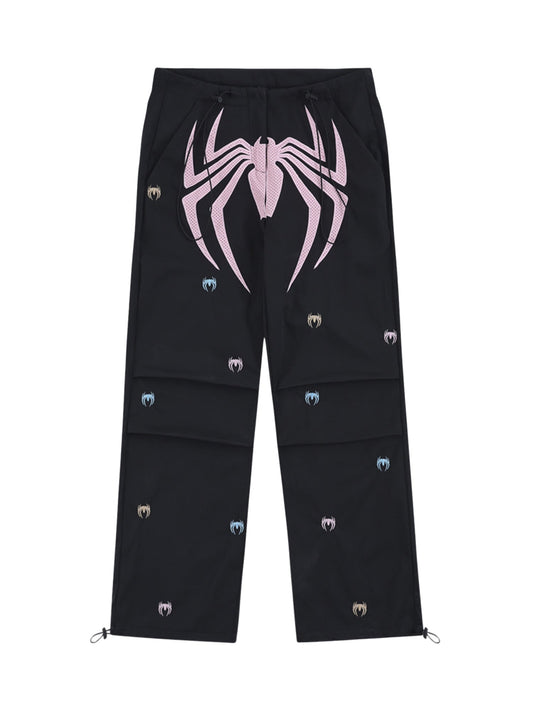 Thesupermade – Gerade geschnittene Hose mit Spinnenstickerei – 1745 