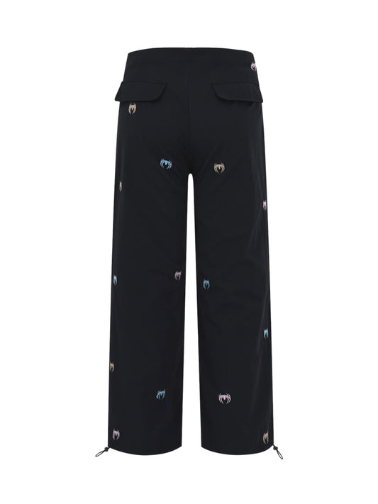Thesupermade – Gerade geschnittene Hose mit Spinnenstickerei – 1745 